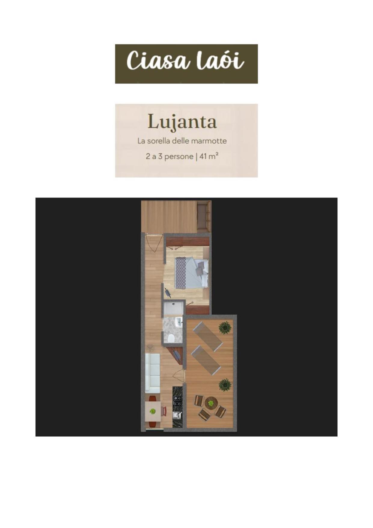 Apartment Ciasa Laoi San Cassiano  Exterior foto
